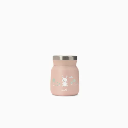 Nuvita ételtároló termosz 300ml - pink 4471
