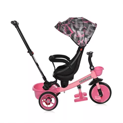Lorelli Voyage tricikli - Pink Grunge