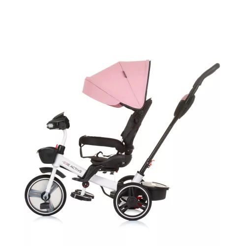 Chipolino Be active tricikli kupolával - Pink Linen
