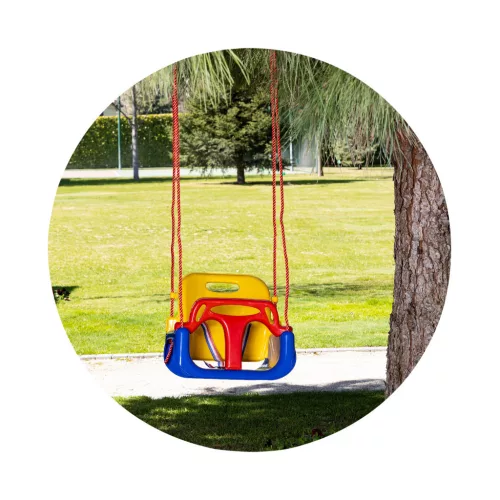 Chipolino Playground Trambulin 200 cm csúszdával, létrával - green