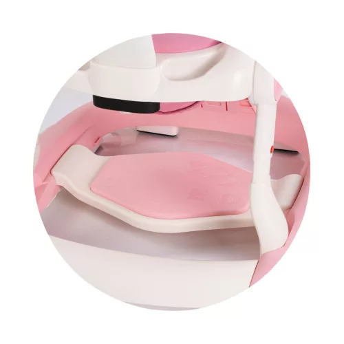 Chipolino Happy Walker bébikomp - pink