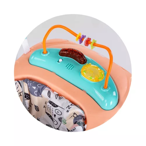 Chipolino Jumpy Car rugós hinta - Pink