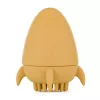 Petite&Mars Szilikon fürdőjáték kefével Splashy Rocket Intense Ochre 6m+
