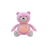 Chicco Baby Bear plüss maci projektor vetítő és ejszakai lámpa - rózsaszín