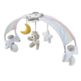   Chicco Rainbow Sky kiságy játékhíd és éjszakai fény, elemes, fehér