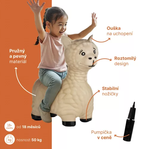 Zopa Skippy ugráló, elefánt Elephant