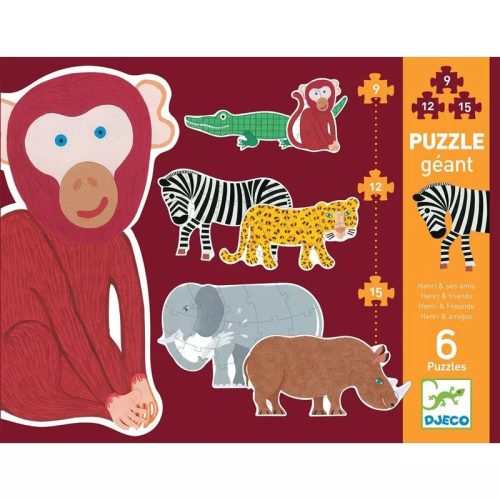 Djeco Óriás puzzle, Henri és barátai