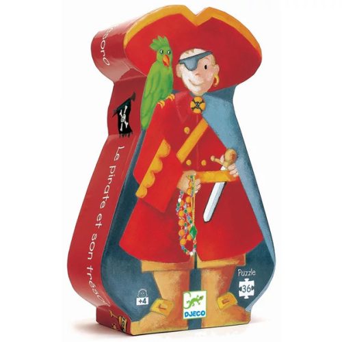 Djeco Formadobozos puzzle - Kalózok kincse