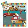 Djeco Formadobozos puzzle - Versenyautó