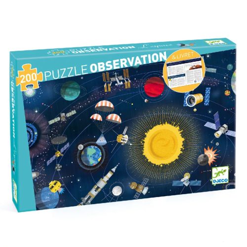 Djeco Megfigyeltető puzzle - A világűr, 200 db