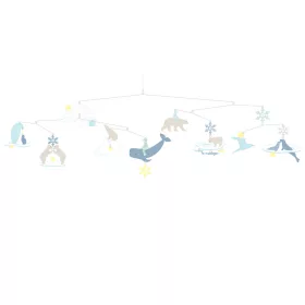   Djeco Little Big room Szélmobil függődísz Jegesmedvék - Polar bears (FSC)