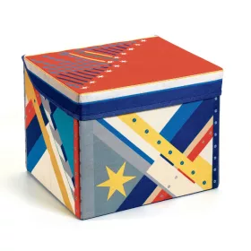 Djeco Játéktároló ülőke Rakéta - Rocket toy box