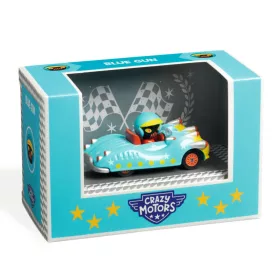   Djeco Grazy Motors CRAZY MOTORS játékautó Kék Ágyúgolyó - Blue Gun
