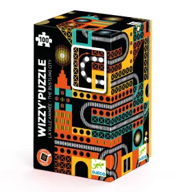 Djeco Optikai puzzle, Városi nyüzsgés, 100 db