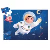Djeco Formadobozos puzzle Űrhajós a holdon 36 db-os - An astronaut on the moon