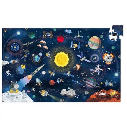 Djeco Megfigyeltető puzzle - A világűr, 200 db