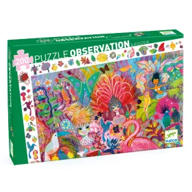   Djeco Megfigyeltető puzzle Riói karnevál 200 db-os - Rio Carnival