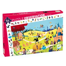 Djeco Megfigyeltető puzzle Mesék 54 db-os - Tales
