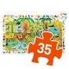 Djeco Megfigyeltető puzzle Dzsungel 35 db-os - Jungle