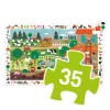 Djeco Megfigyetetlő puzzle A farm 35 db-os - The farm