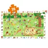 Djeco Megfigyeltető puzzle Kisbarátok a kertben 35 db-os - Little friends' garden