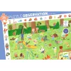 Djeco Megfigyeltető puzzle Kisbarátok a kertben 35 db-os - Little friends' garden
