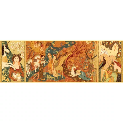 Djeco Művész puzzle, Egyszarvú és a hölgy, 500 db