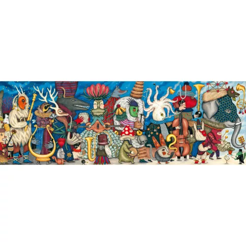 Djeco Művész puzzle, Fantasztikus zenekar, 500 db