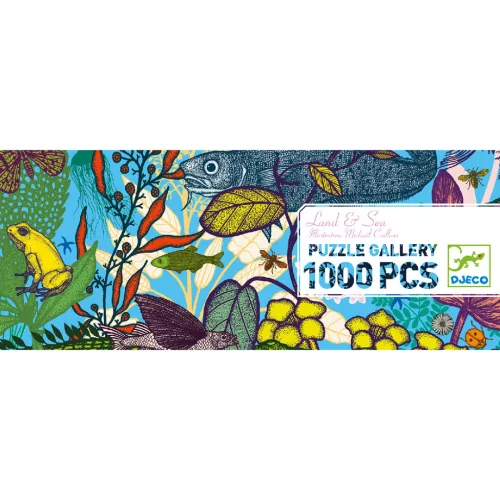 Djeco Művész puzzle Föld és tenger 1000 db-os - Land and Sea