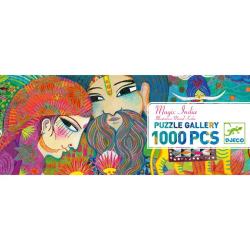 Djeco Művész puzzle, Varázslatos India, 1000 db