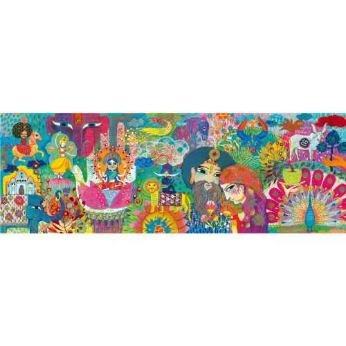 Djeco Művész puzzle, Varázslatos India, 1000 db