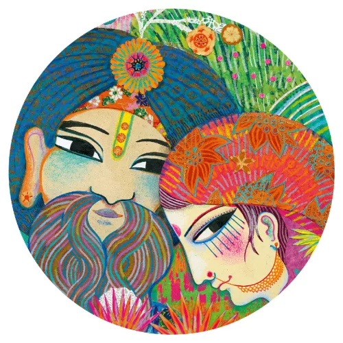 Djeco Művész puzzle, Varázslatos India, 1000 db