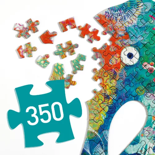 Djeco Művész puzzle Tengericsikó 350 db-os - See Horse