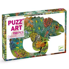 Djeco Művész puzzle, Kaméleon