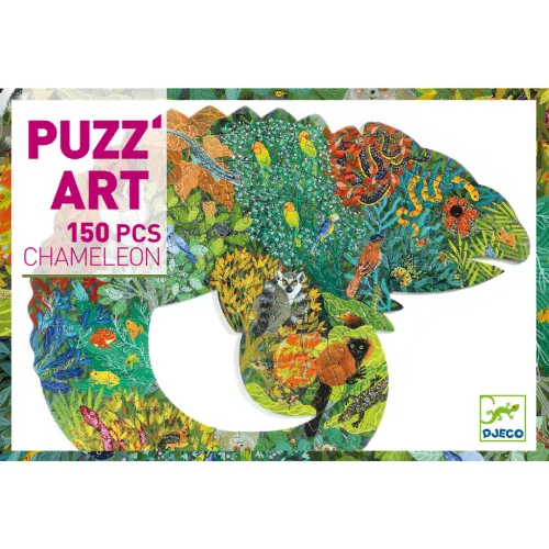 Djeco Művész puzzle, Kaméleon
