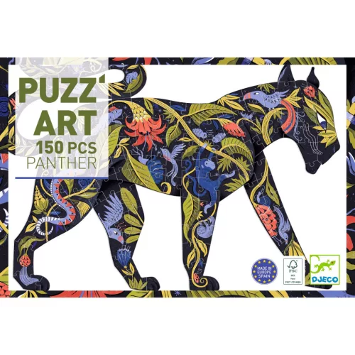 Djeco Művész puzzle, Fekete párduc, 150 db