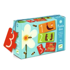 Djeco Párosító puzzle Számok - Numbers