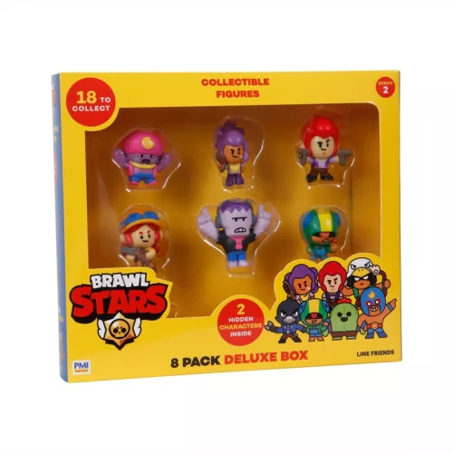 Brawl Stars mini figurák, 8 darab, 2. sorozat - többféle