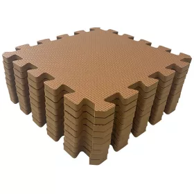  Rialto Baby Puzzle habszivacs játszószőnyeg 90x90 cm - Brown