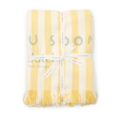 Little Dutch strandpléd - Sunny Yellow